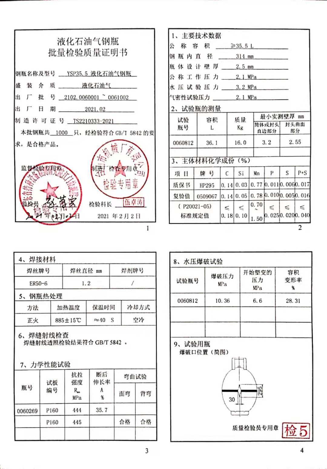 202102006PZS 质量证明书
